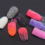 Perlute caviar CPU05 Sweet Pink cu reflexii pentru unghii